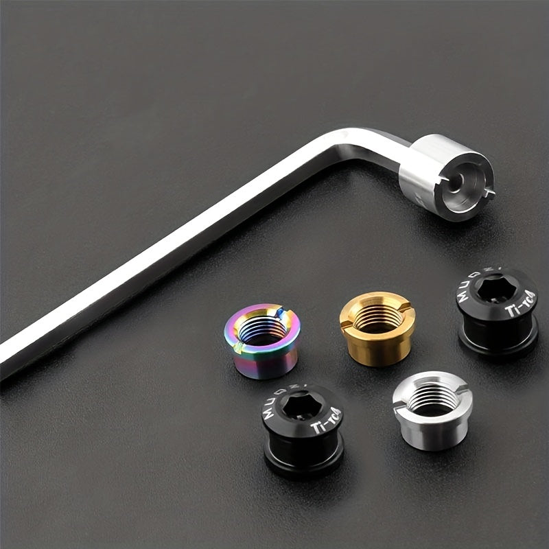 Disc Nail Wrench Chainring Bolts Nut Wrench Bike Chainwheel Tool