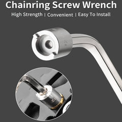 Disc Nail Wrench Chainring Bolts Nut Wrench Bike Chainwheel Tool
