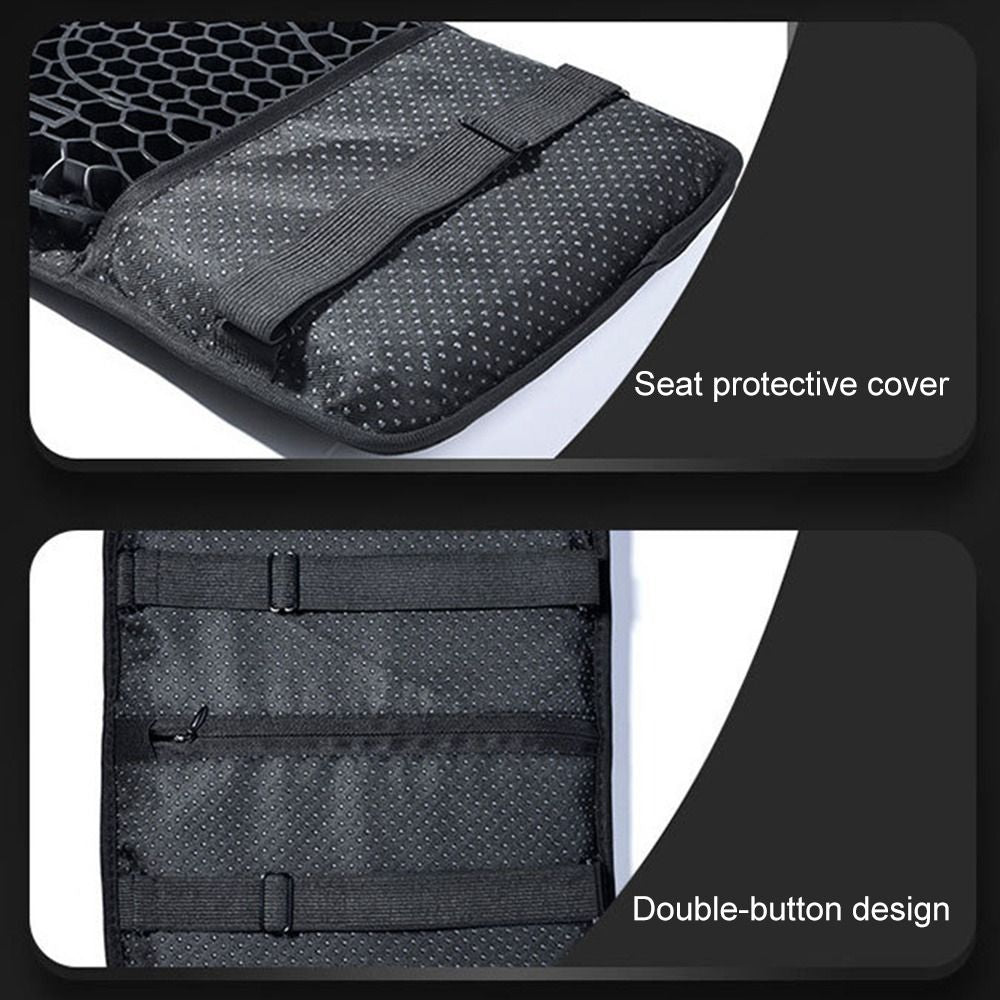 Gel Honeycomb Motorcycle Cushion - Comfort & Pressure Relief