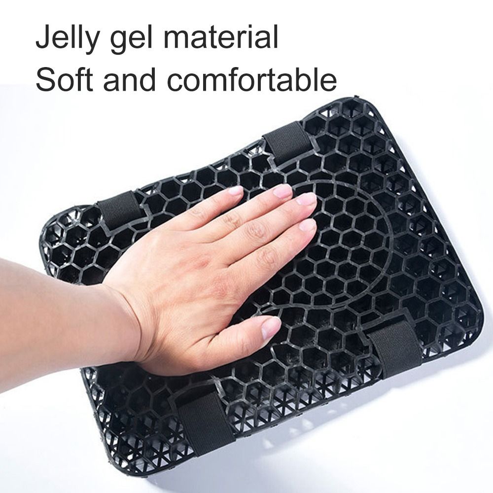 Gel Honeycomb Motorcycle Cushion - Comfort & Pressure Relief