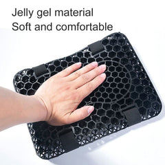 Gel Honeycomb Motorcycle Cushion - Comfort & Pressure Relief