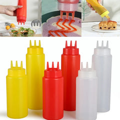 1pc Condiment Squeeze Bottles for BBQ Salad Camping