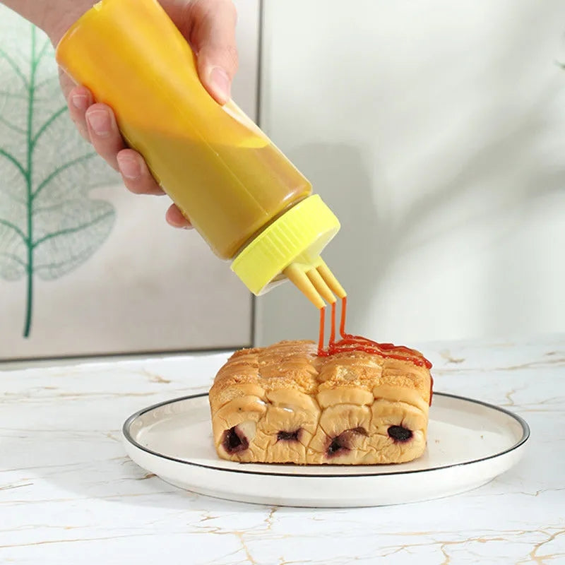 1pc Condiment Squeeze Bottles for BBQ Salad Camping