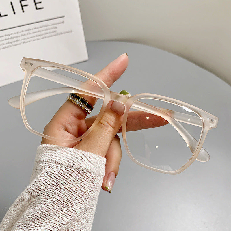 Light Blocking Glasses Classic Square Clear Lens Anti Eyestrain