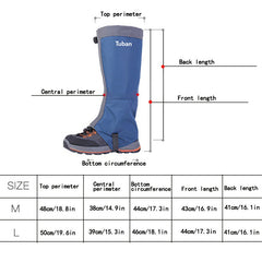 Waterproof Snow Walking Leg Gaiters for Outdoor Activities
