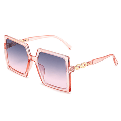 Oversized Square Sunglasses Gradient UV400 Sun Shades