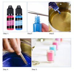 30-Piece Candle Dye Kit - Liquid Colorants for DIY Candles