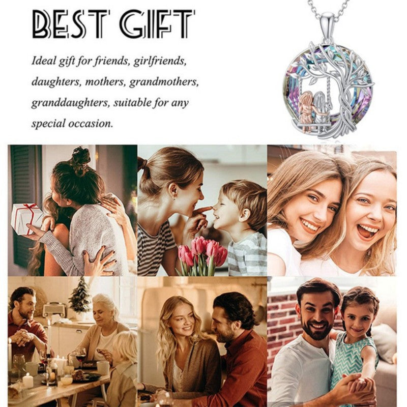 Granddaughter Tree Of Life Pendant Necklace & Card Set