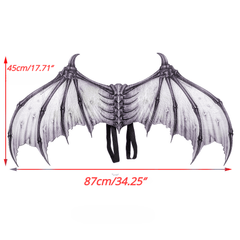 Foldable Demon Bone Wings for Halloween Party
