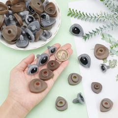 60pcs 3D Safety Eyes Set with Washers for Crafts Bear Dog Cats Eyes