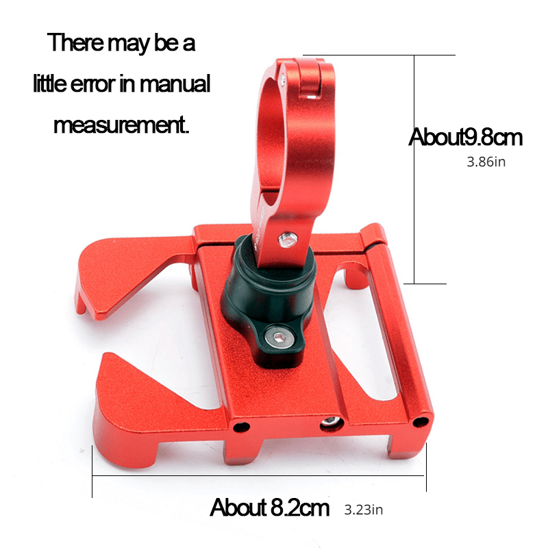 Aluminum Alloy Bike Phone Stand for Road Mountain Cycling