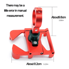 Aluminum Alloy Bike Phone Stand for Road Mountain Cycling