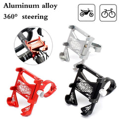 Aluminum Alloy Bike Phone Stand for Road Mountain Cycling
