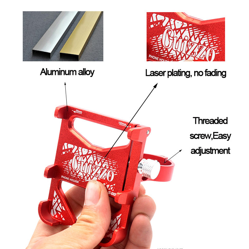 Aluminum Alloy Bike Phone Stand for Road Mountain Cycling