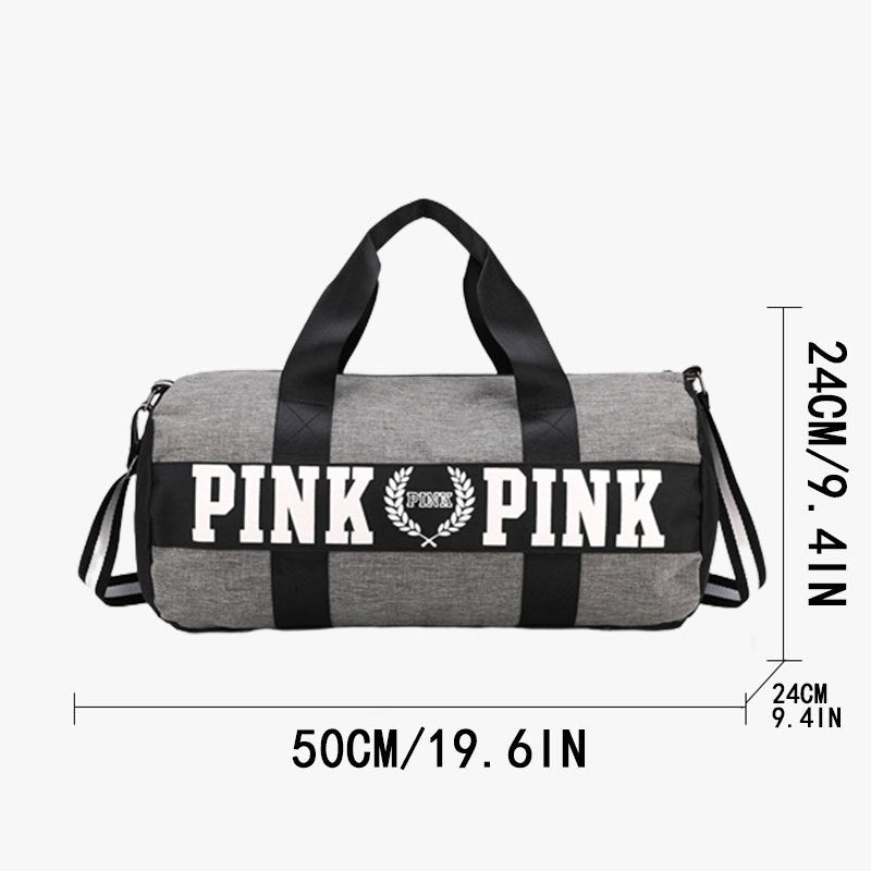 PINK Portable Travel Outdoor Handbag Large Capacity