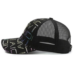 R Embroidery Baseball Cap Hip Hop Printed Dad Hats Adjustable Unisex