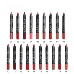 Lip Liner Lipstick Pencil 17 Colors Matte Finish Waterproof