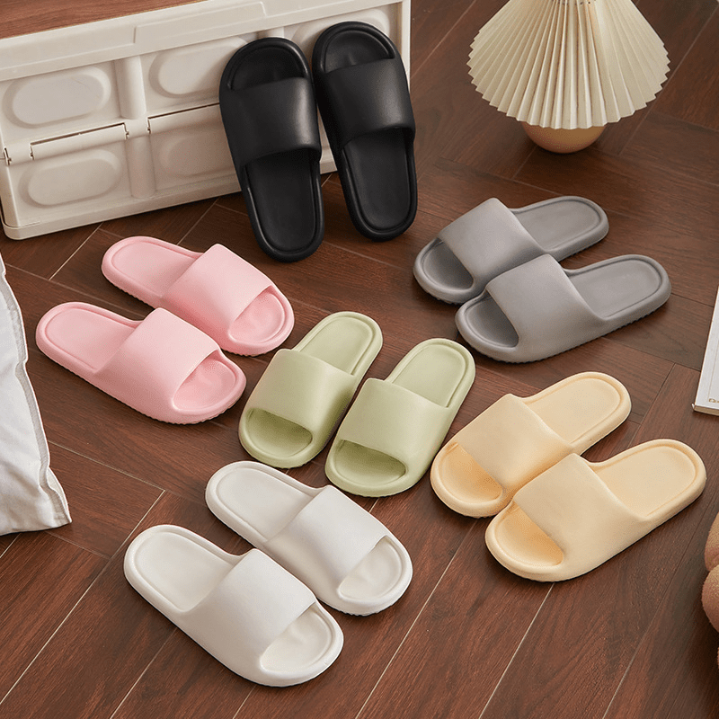 Men's Lightweight Slip On Slides Unisex House Slippers