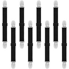 8pcs Adjustable Boot Straps for Women and Men Keep Pants and Sheets in Place