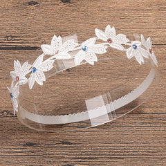 Baby Girls Lace Flowers Hairband Headwear Accessory