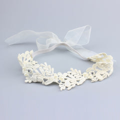 Baby Girls Lace Flowers Hairband Headwear Accessory