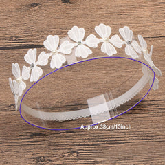 Baby Girls Lace Flowers Hairband Headwear Accessory