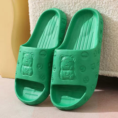 Men's Platform Slides Open Toe Slippers Anti-skid