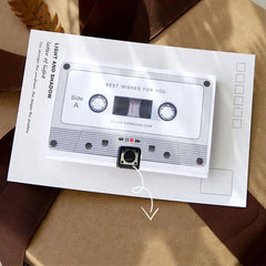 Musical Birthday DIY Audio Card Personalized Recordable Greeting Cassette