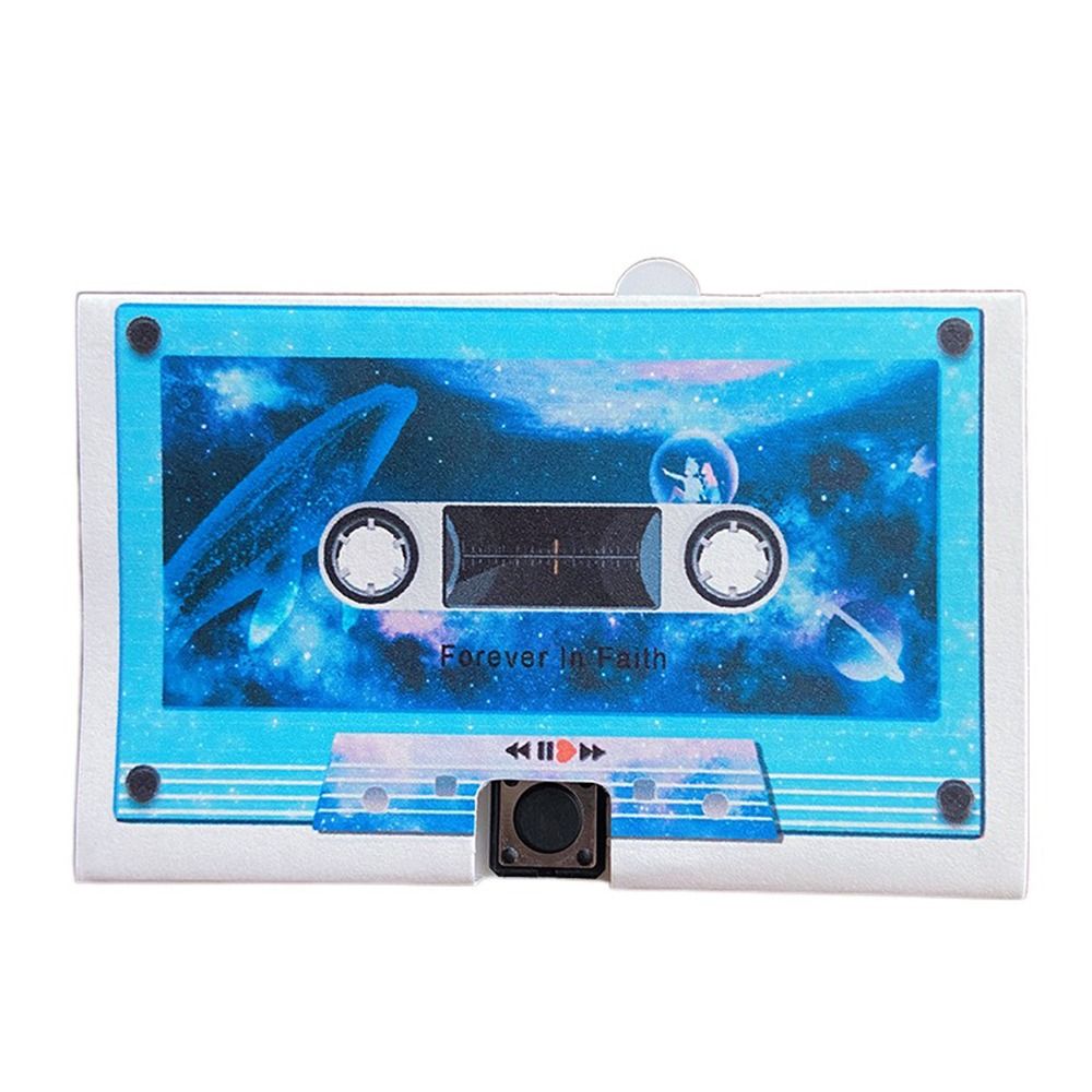 Musical Birthday DIY Audio Card Personalized Recordable Greeting Cassette