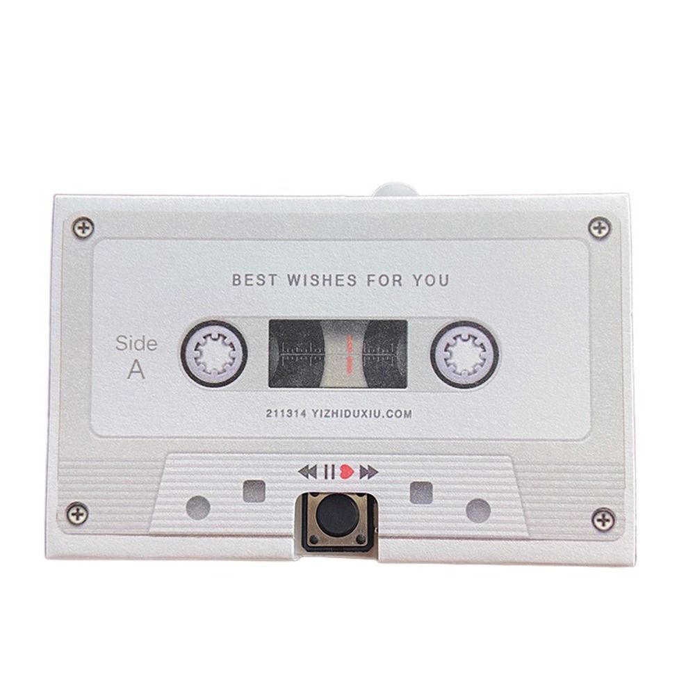 Musical Birthday DIY Audio Card Personalized Recordable Greeting Cassette