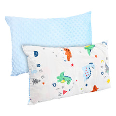 2pcs Baby Toddler Pillowcases Cot Bed Pillow Pair Cases 40X Soft Breathable Kids