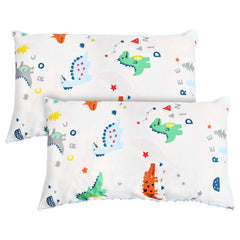 2pcs Baby Toddler Pillowcases Cot Bed Pillow Pair Cases 40X Soft Breathable Kids