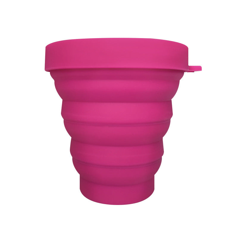 1pc 150ML Silicone Folding Cup Outdoor Portable Retractable Water Cup