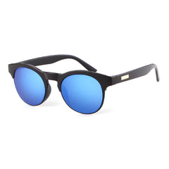 Round Sunglasses Retro Mirrored UV400 Sun Shades Glasses For Driving