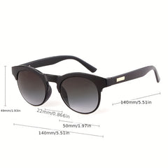 Round Sunglasses Retro Mirrored UV400 Sun Shades Glasses For Driving