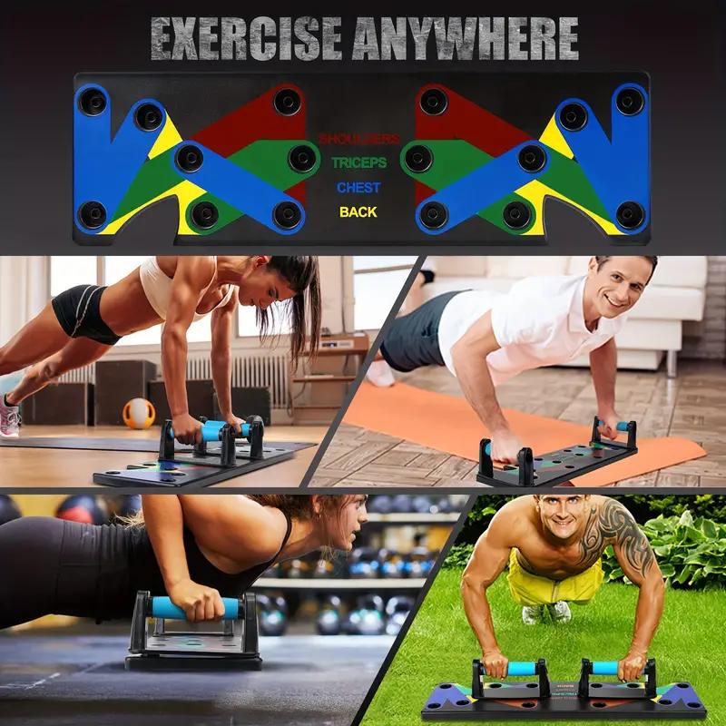 15-in-1 Fitness Push Up Board for Home & Gym