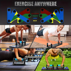 15-in-1 Fitness Push Up Board for Home & Gym