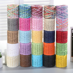 Raffia Paper Ribbon Wedding Rope Gift Party Craft Wrapping 200m