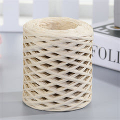 Raffia Paper Ribbon Wedding Rope Gift Party Craft Wrapping 200m