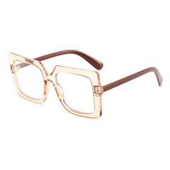 Men's Large Frame Square Anti Light Glasses