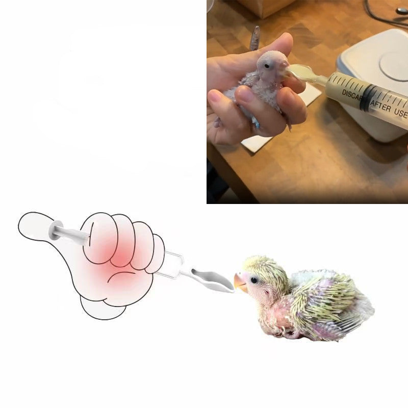 20ml Needle Feeder for Easy Pet Bird Feeding