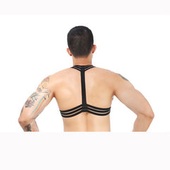 Men's Exotic Muscle Strap Elastic Chest Harness