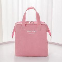 Square Insulated Lunch Box Reusable Satchel Lunch Bag