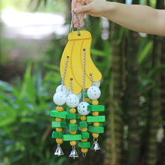 Parrot Wood Banana Building Block Toy