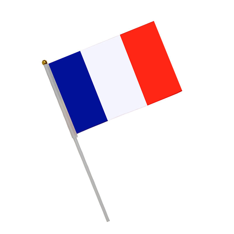 Small Portable Waving Flags for Football Fans Polyester Flag 21