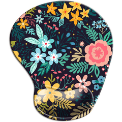 Flower Mouse Pad Wrist Guard Ergonomic Non-Slip Table Pad