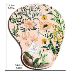 Flower Mouse Pad Wrist Guard Ergonomic Non-Slip Table Pad