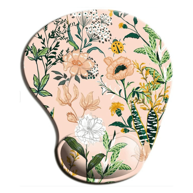 Flower Mouse Pad Wrist Guard Ergonomic Non-Slip Table Pad