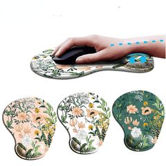 Flower Mouse Pad Wrist Guard Ergonomic Non-Slip Table Pad
