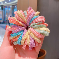 50pcs Baby Girls Scrunchie Hair Ties - Cute Hair Accessory for Little Girls